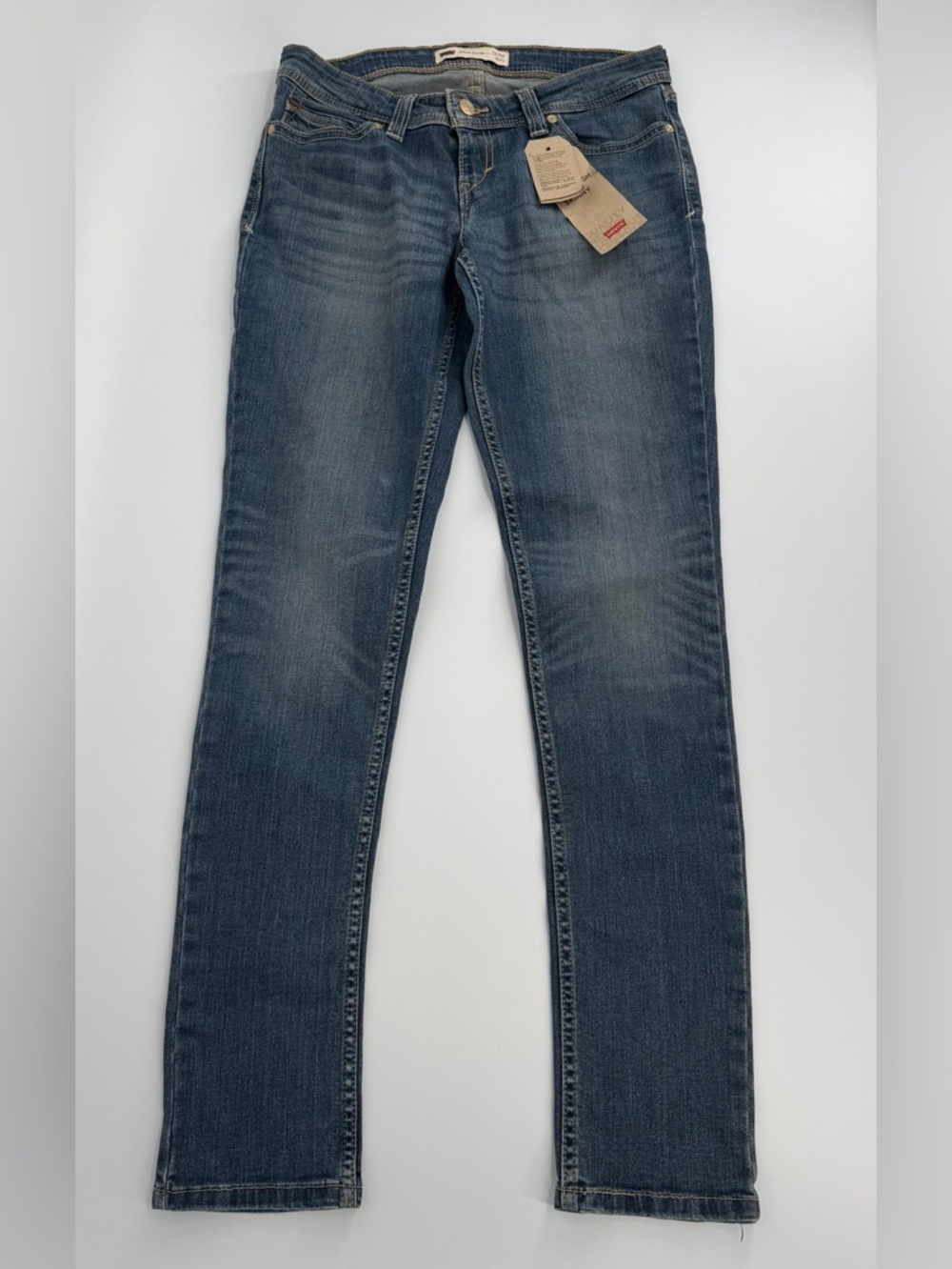 Levi’s Demi Curve Skinny Jeans Size 28 Low Rise Stretch Blue Denim